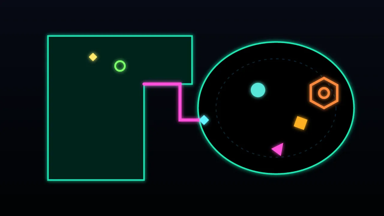 Zone Split gameplay preview artwork